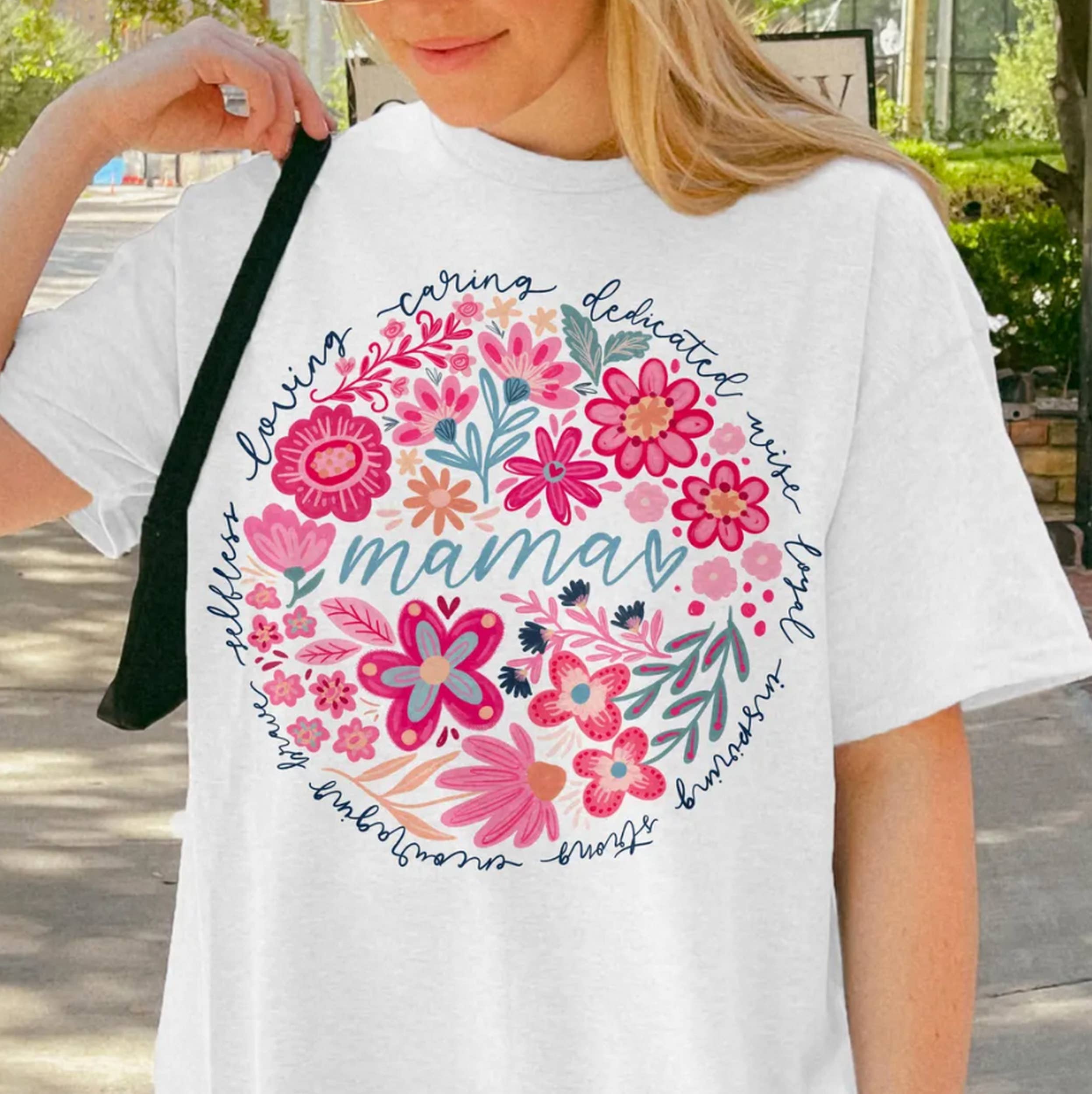 Boho floral mama shirt, mom adjectives shirt, she is mom shirt, mama abstract floral shirt, mothers day, mom shirt Boho floral mama shirt, mom adjectives shirt, she is mom shirt, mama abstract floral shirt, mothers day, mom shirt