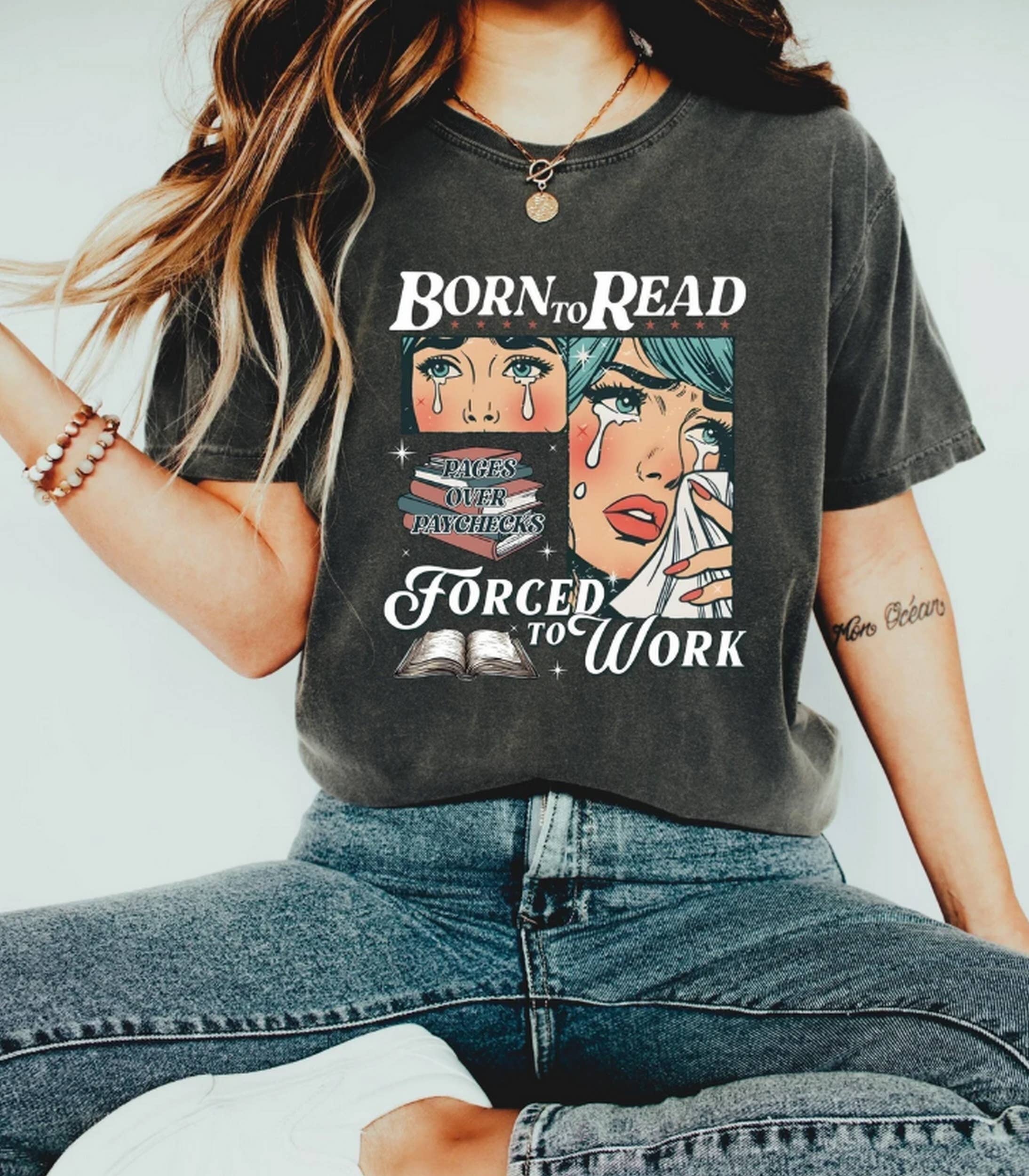 Born To Read Funny Book Lover Shirt, Acotar Shirt, Spicy Books Shirt, Dark Romance Shirt, Aesthetic Book Lover Shirt Born To Read Funny Book Lover Shirt, Acotar Shirt, Spicy Books Shirt, Dark Romance Shirt, Aesthetic Book Lover Shirt