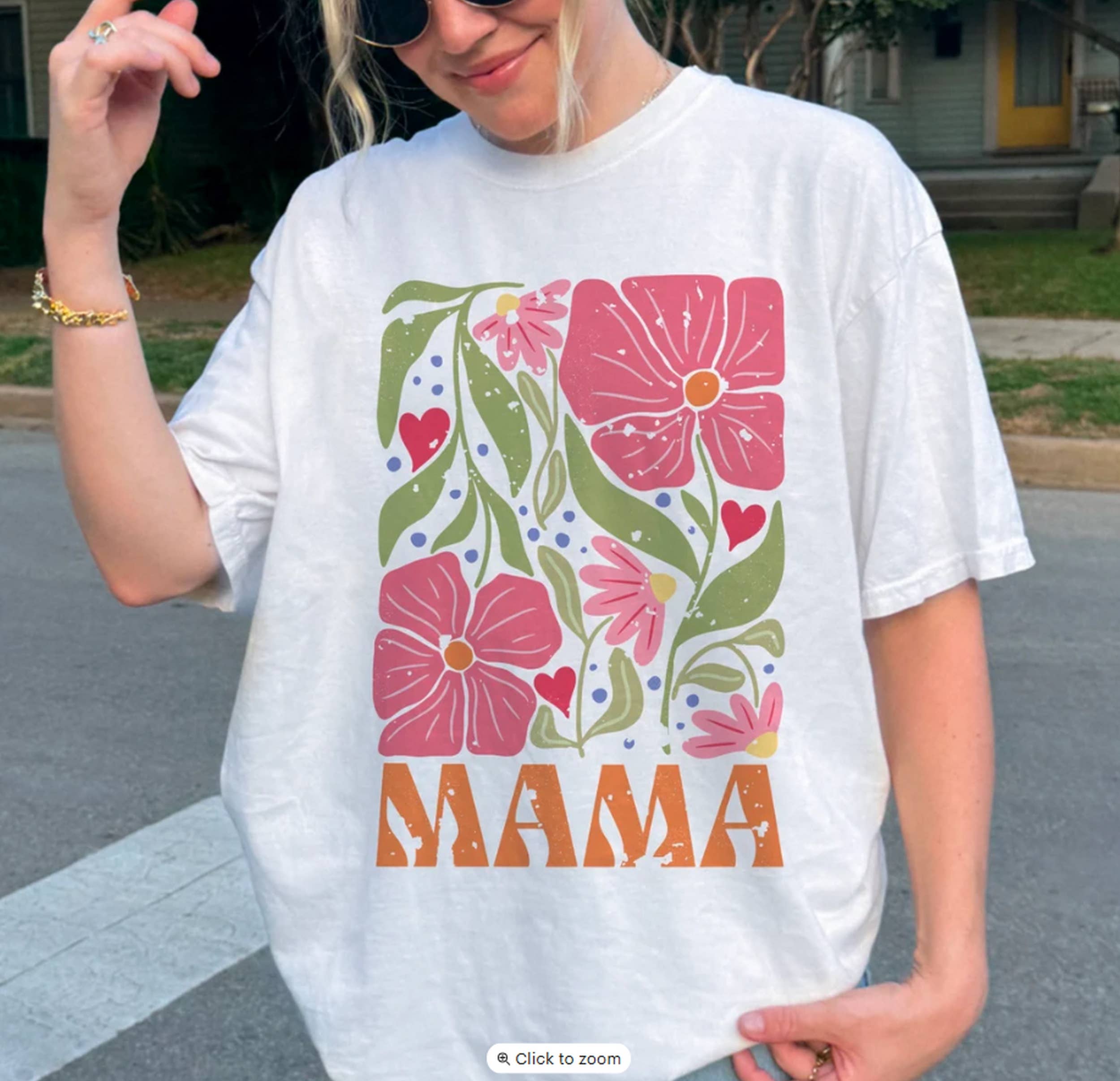 Boho floral mama shirt, retro flower shirt, retro mama flower market shirt Boho floral mama shirt, retro flower shirt, retro mama flower market shirt