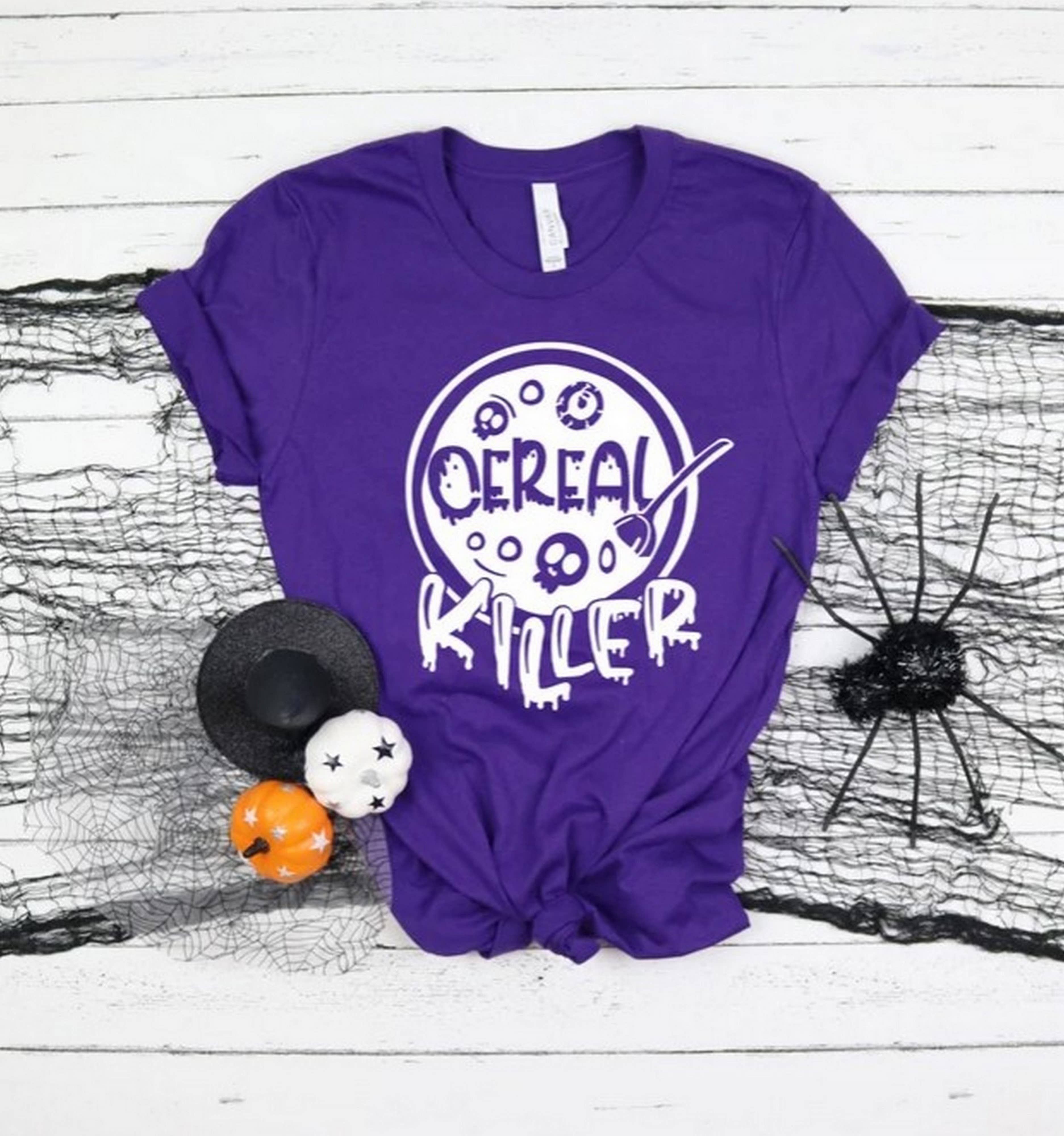 Cereal Killer Shirt, Spooky Tshirt, Horror T Shirt, Funny Toddler Shirt, True Crime Shirt, Kids Halloween Shirt, Cute Halloween Shirt Cereal Killer Shirt, Spooky Tshirt, Horror T Shirt, Funny Toddler Shirt, True Crime Shirt, Kids Halloween Shirt, Cute Halloween Shirt