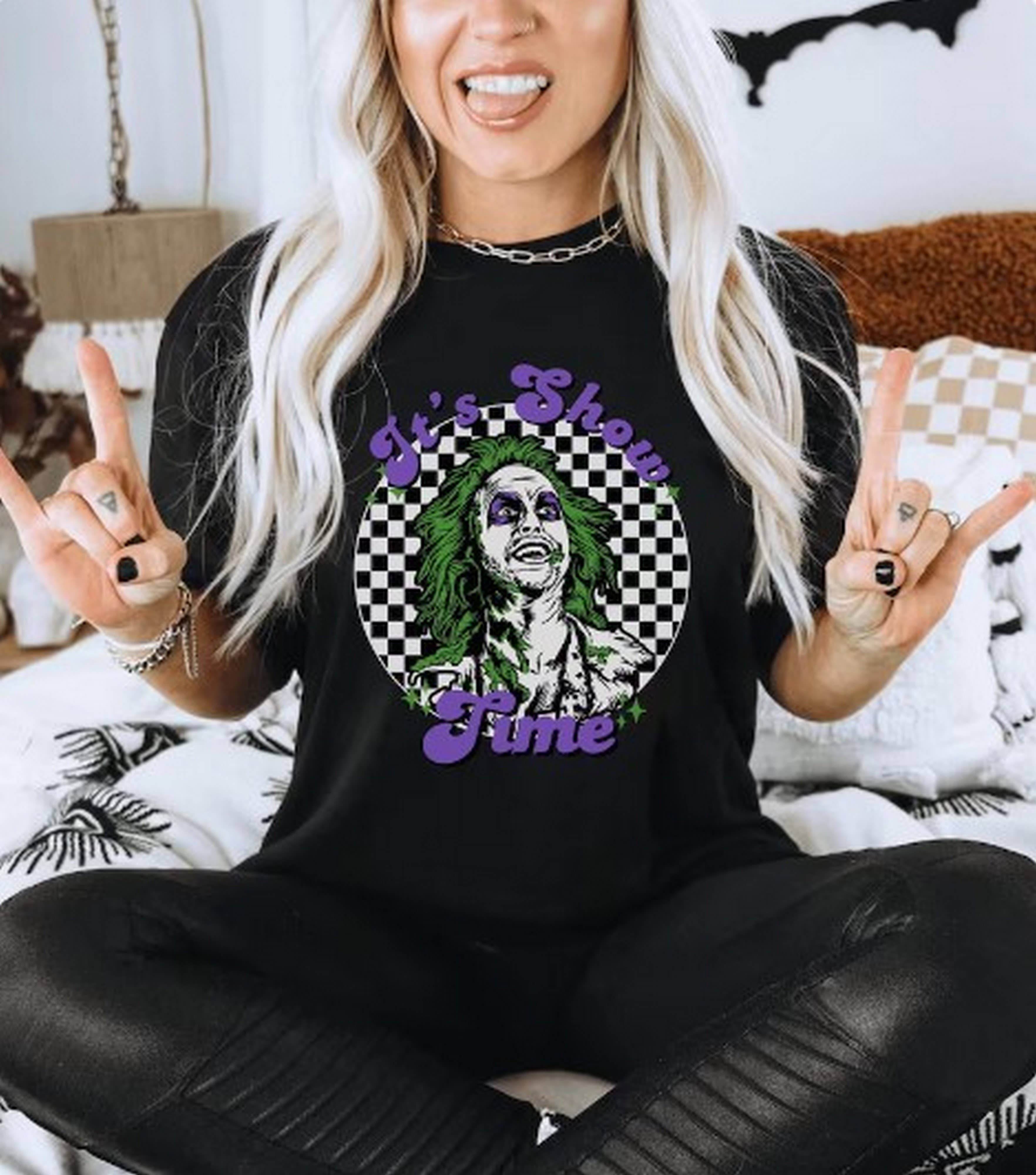 Beetlejuice shirt Halloween Beetle Juice movie shirt cute Halloween tee unique Beetle Juice Halloween shirt for spooky season Beetlejuice shirt Halloween Beetle Juice movie shirt cute Halloween tee unique Beetle Juice Halloween shirt for spooky season