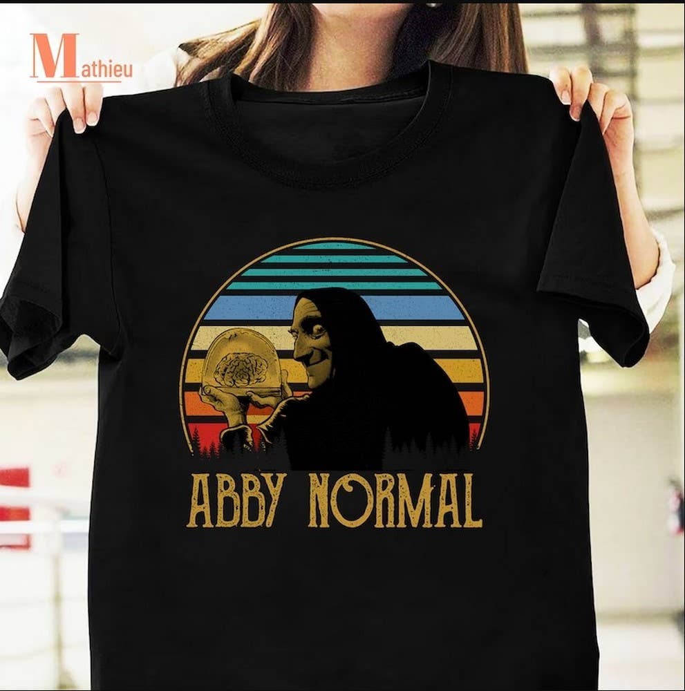 Abby Normal Vintage T-Shirt, Young Frankenstein Shirt, Comedy Horror Shirt, Halloween Shirt Abby Normal Vintage T-Shirt, Young Frankenstein Shirt, Comedy Horror Shirt, Halloween Shirt