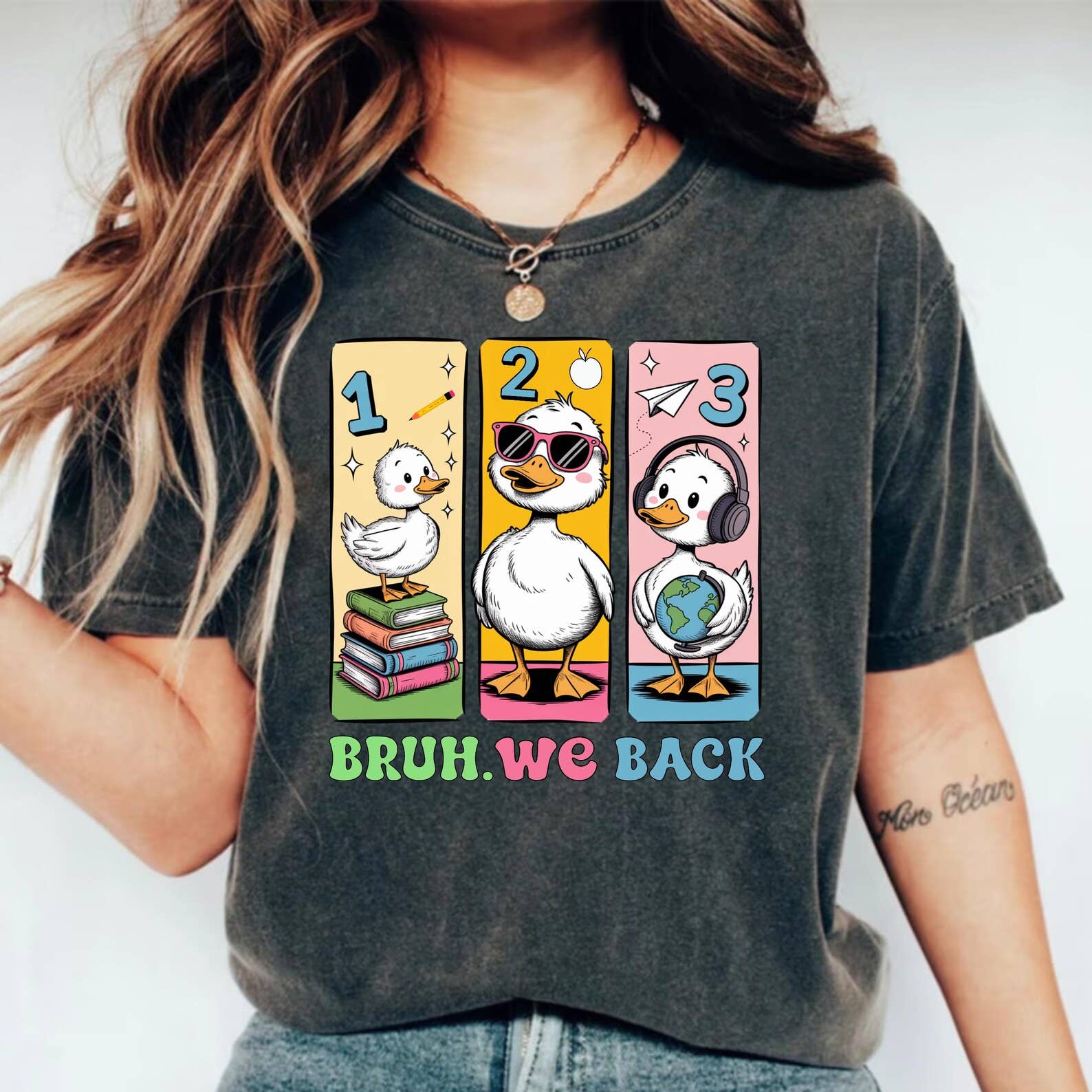 Bruh We Back Shirt, Silly Goose Back to School Shirt, Retro Goose Humor First Day Shirt, Teacher Gift Bruh We Back Shirt, Silly Goose Back to School Shirt, Retro Goose Humor First Day Shirt, Teacher Gift