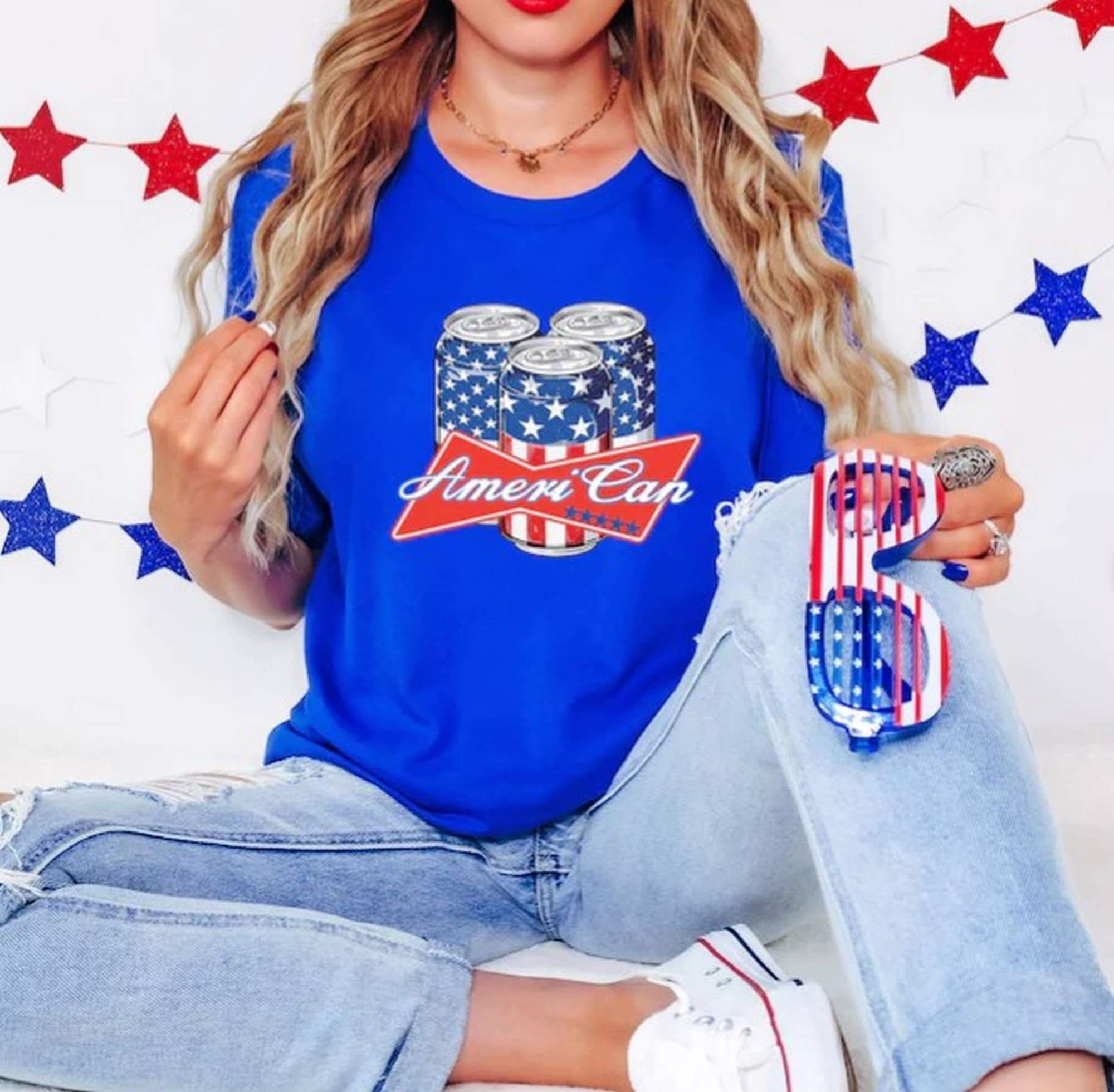 Ameri Can Beer T-Shirt - 4th Of July Independence Day, Free United States of America USA Patriotic 'Murica Proud Drinking,4TH Of July Shirt Ameri Can Beer T-Shirt - 4th Of July Independence Day, Free United States of America USA Patriotic 'Murica Proud Drinking,4TH Of July Shirt