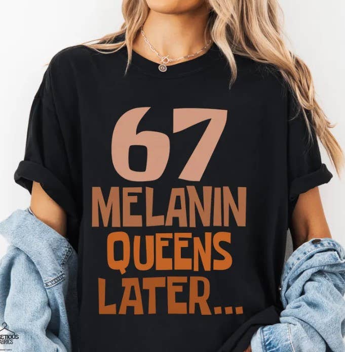 Black History Month Shirt, 67 Melanin Queens Later Long Sleeve, Melanin Pride, Black Women Empowerment, Afrocentric Gift, Queen Vibes Shirt Long Sleeve Black History Month Shirt, 67 Melanin Queens Later Long Sleeve, Melanin Pride, Black Women Empowerment, Afrocentric Gift, Queen Vibes Shirt Long Sleeve