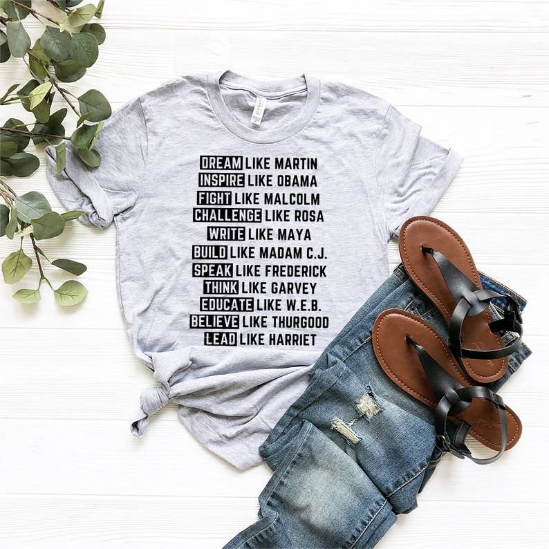 African American Activists Shirt, Black History T-Shirt, Black Pride Shirt, Gift For Activist, Rosa Parks Shirt, Martin Luther King Jr. Tee African American Activists Shirt, Black History T-Shirt, Black Pride Shirt, Gift For Activist, Rosa Parks Shirt, Martin Luther King Jr. Tee