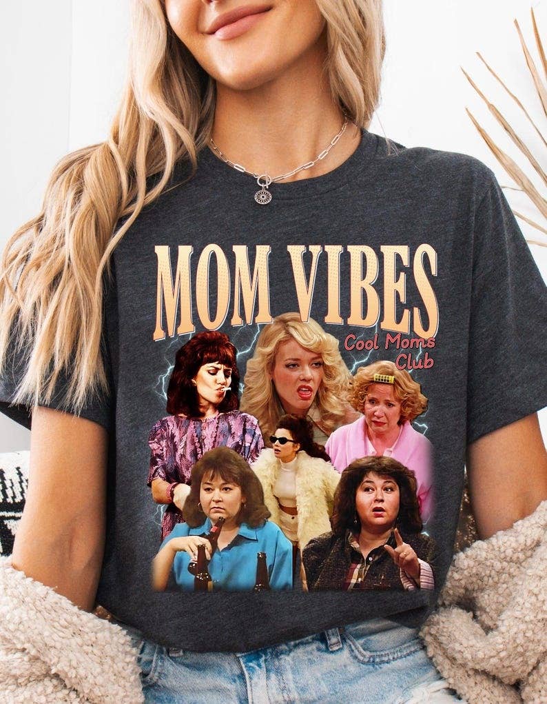 90’S Mom Vibes Shirt, Funny Mom Tee Cool Moms Club Shirt Popular Mom Life, Mother's Day Gift, Trendy Gift For Mom 90’S Mom Vibes Shirt, Funny Mom Tee Cool Moms Club Shirt Popular Mom Life, Mother's Day Gift, Trendy Gift For Mom