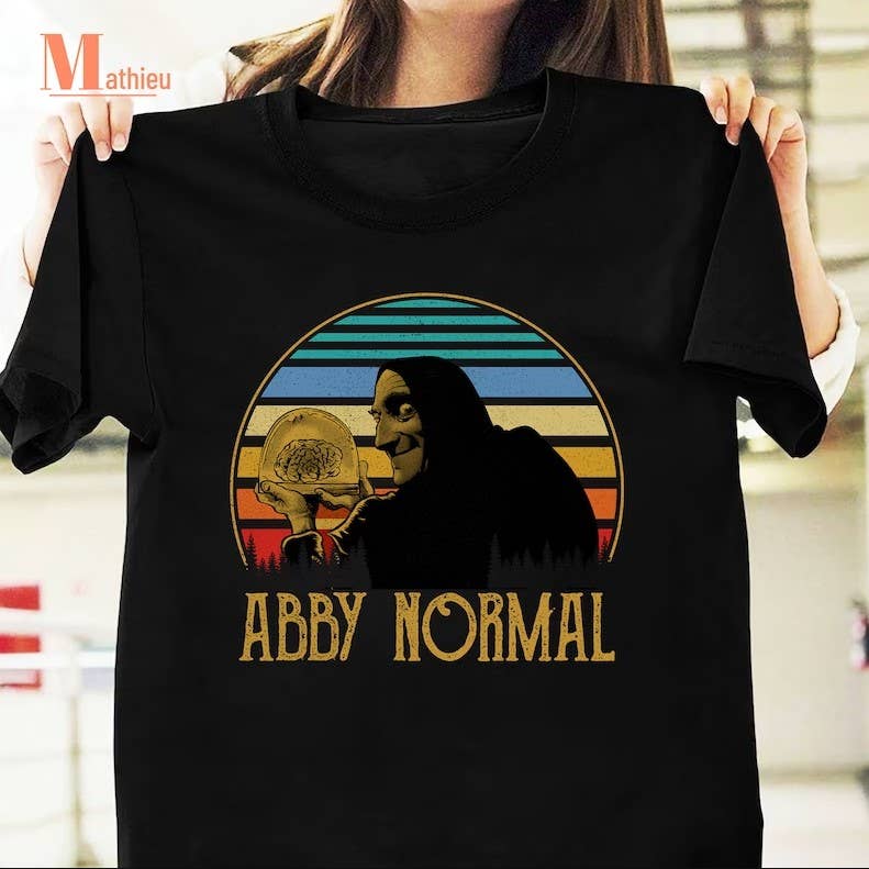 Abby Normal Vintage T-Shirt, Young Frankenstein Shirt, Comedy Horror Shirt, Halloween Shirt Abby Normal Vintage T-Shirt, Young Frankenstein Shirt, Comedy Horror Shirt, Halloween Shirt