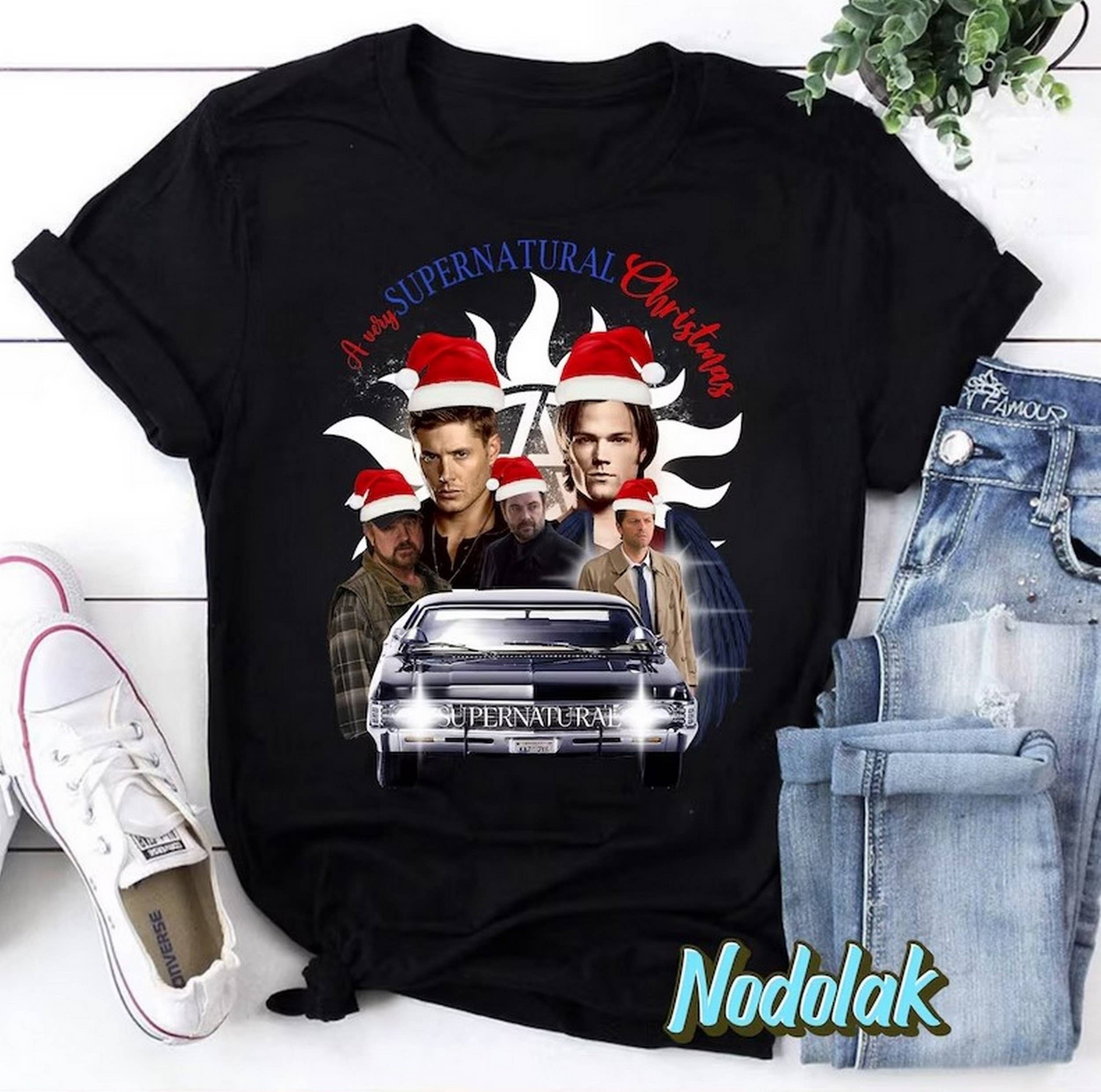 A Very Supernatural Christmas T-Shirt, Supernatural Winchesters Shirt, Supernatural Shirt, Winchester Brothers Shirt A Very Supernatural Christmas T-Shirt, Supernatural Winchesters Shirt, Supernatural Shirt, Winchester Brothers Shirt