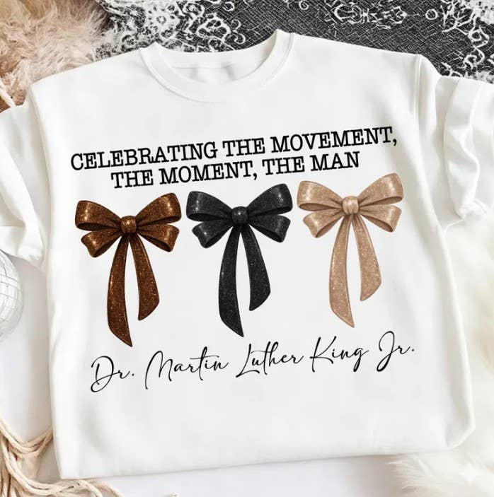 Black History Coquette Shirts, Celebrating the Movement Quote Design, MLK Day Bow Graphic, Black History Month Shirts Black History Coquette Shirts, Celebrating the Movement Quote Design, MLK Day Bow Graphic, Black History Month Shirts