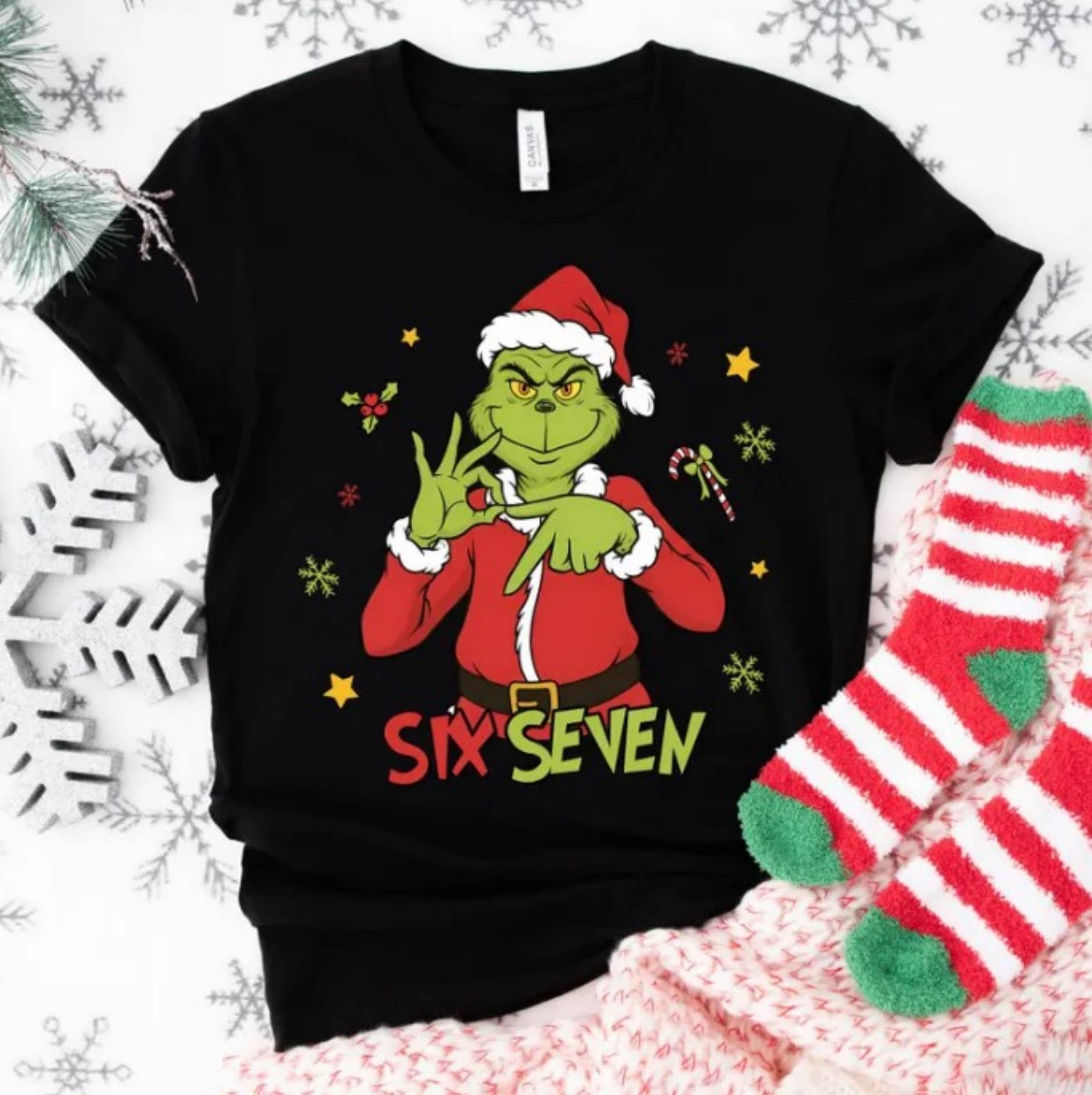 6 7 Shirt, 6 7 Couples Grinch Christmas, Trendy Christmas Tees, Funny Matching Shirt, 67 Trend Shirt, Grinchmas Six Seven Meme Xmas 6 7 Shirt, 6 7 Couples Grinch Christmas, Trendy Christmas Tees, Funny Matching Shirt, 67 Trend Shirt, Grinchmas Six Seven Meme Xmas