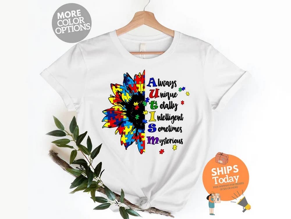 Autism Awareness Shirt, Autism sunflower Shirt, Autism mom shirt, Autism Teacher Shirt, Autism Awareness Gift Autism Awareness Shirt, Autism sunflower Shirt, Autism mom shirt, Autism Teacher Shirt, Autism Awareness Gift