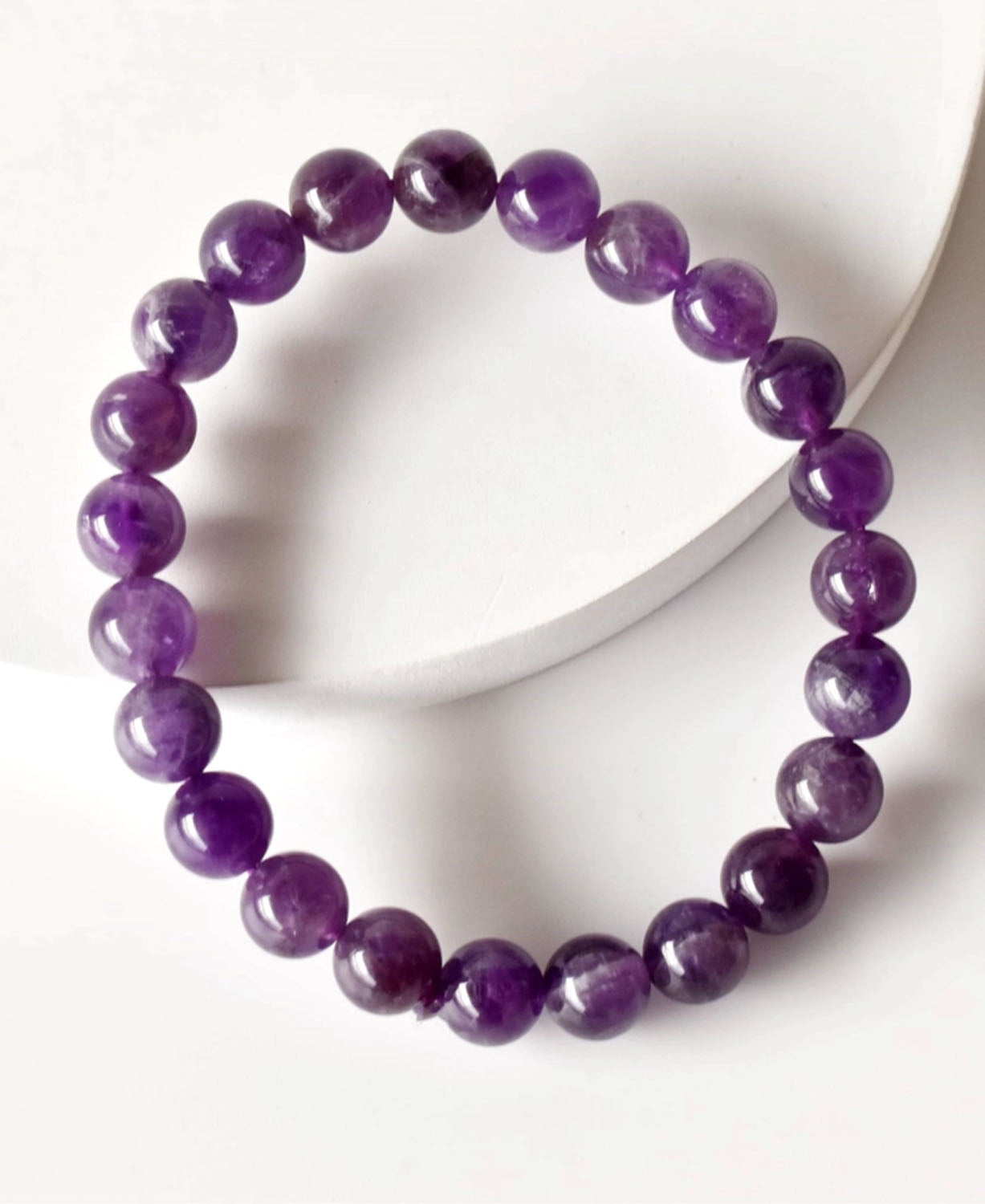 Dark Amethyst Gemstone Bracelet