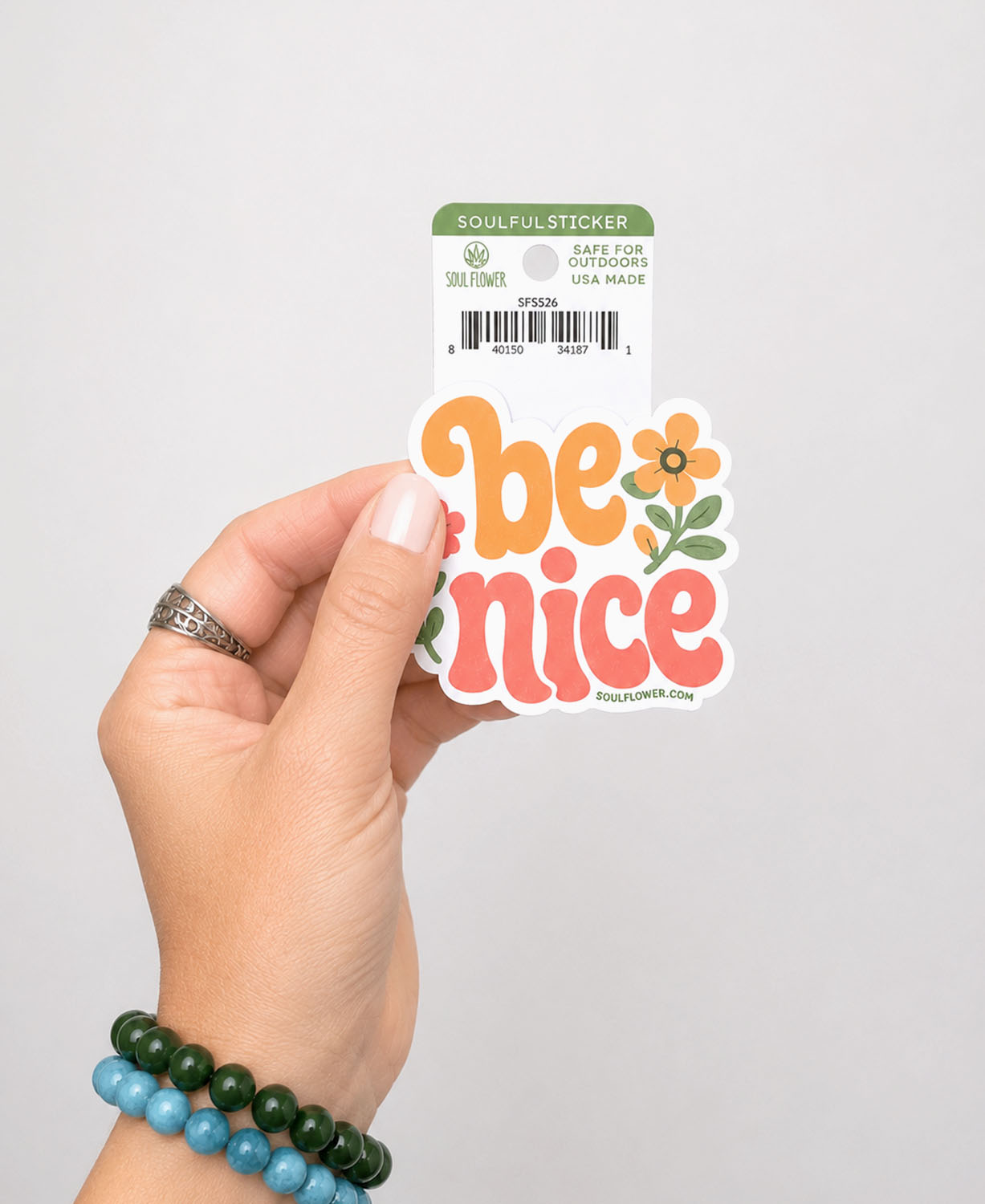 Be Nice Sticker