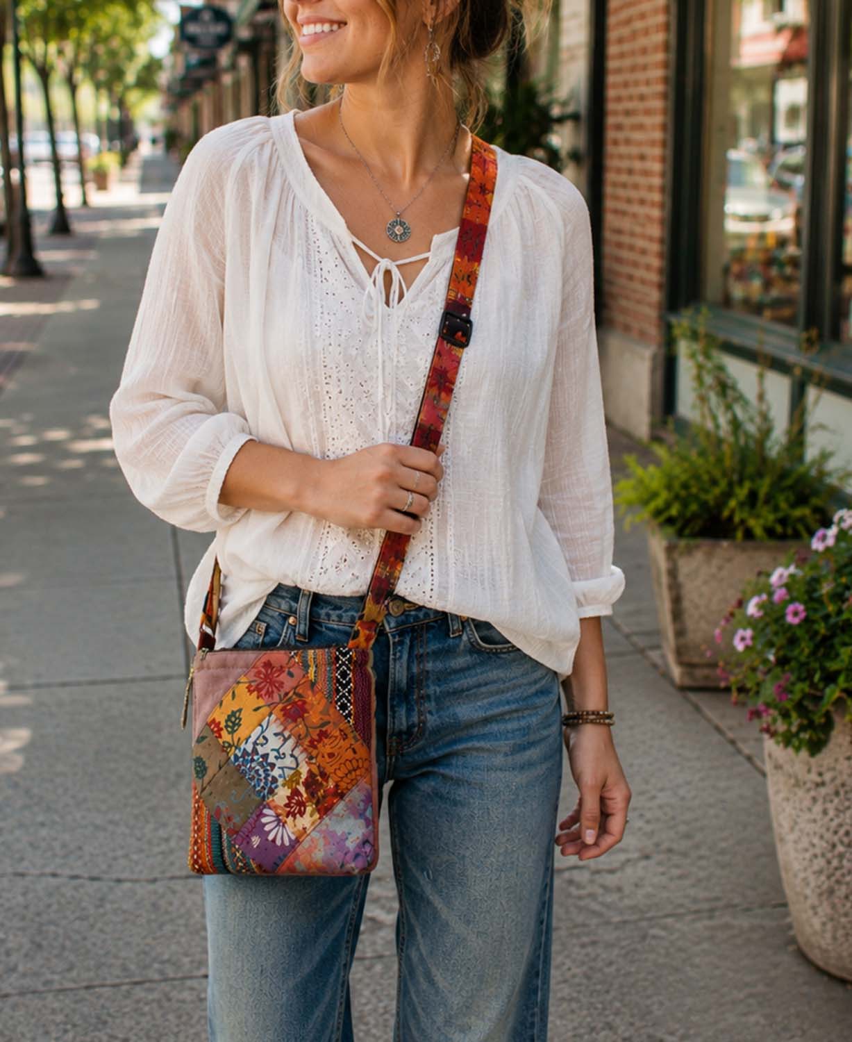 Diamond Trail Crossbody Bag