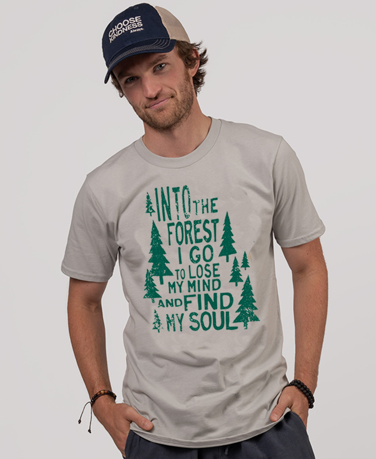 Into the Forest T-Shirt - Unisex - Silver