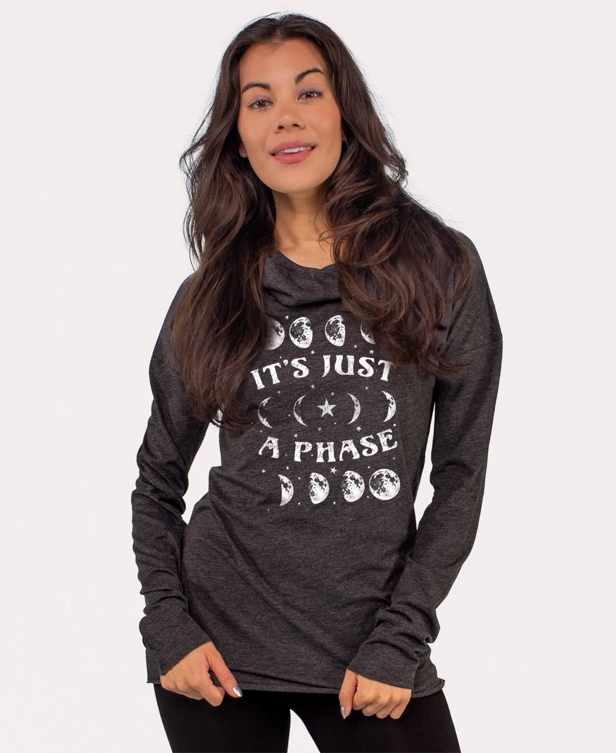 It's Just A Phase Cowl Yoga Hoody