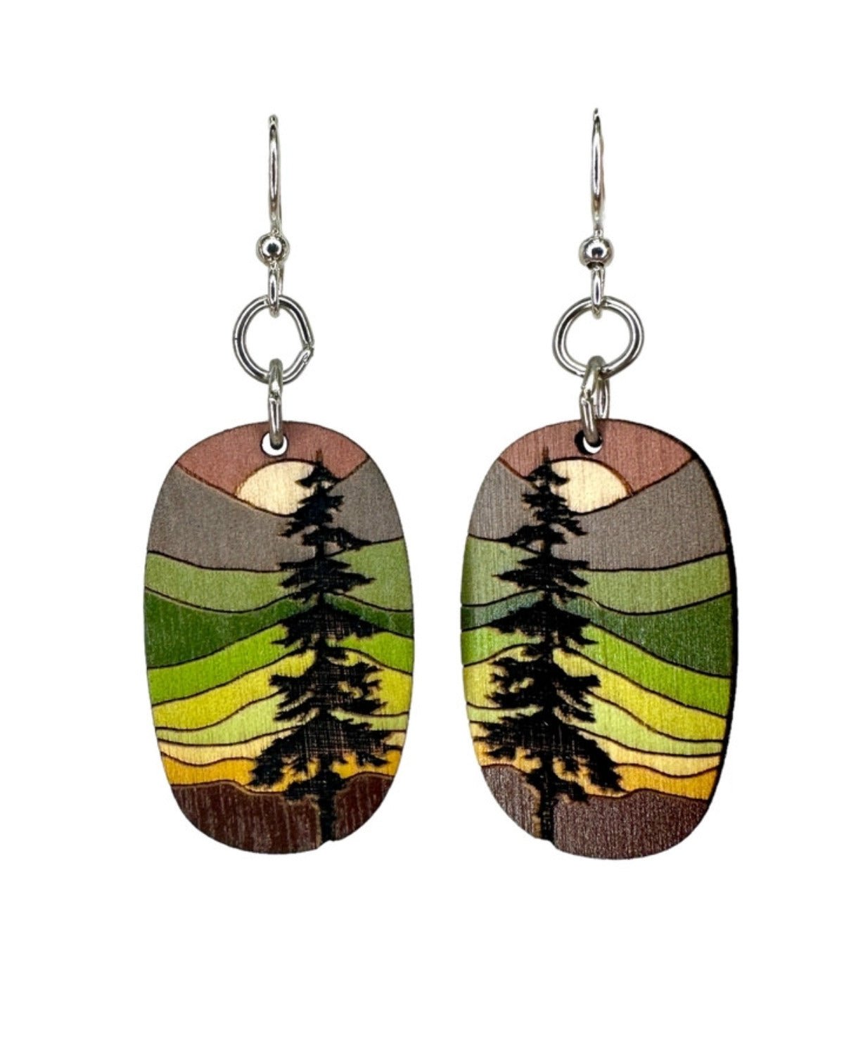 Lone Pine Sunset Earrings