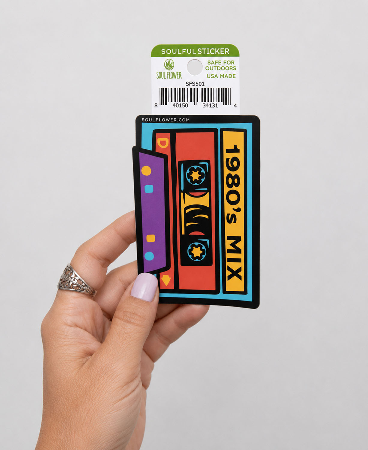 Mix Tape Cassette Sticker