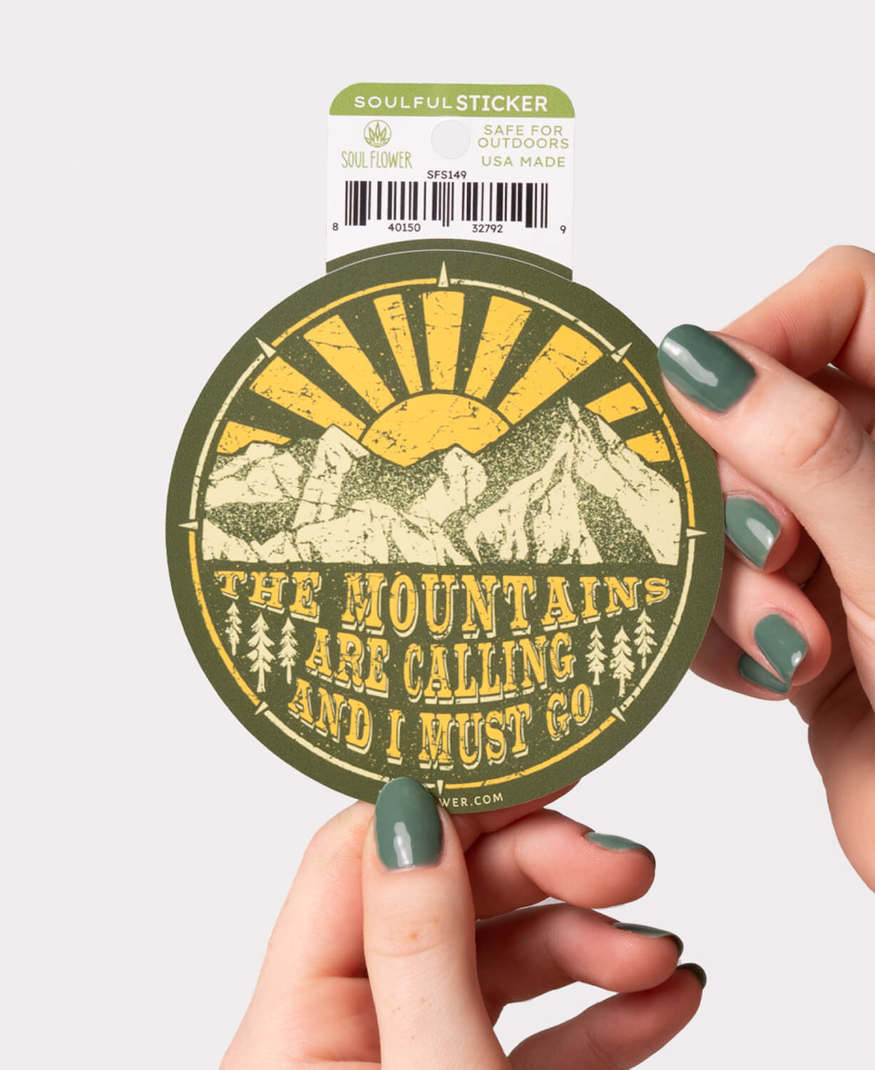 Mountains Sticker