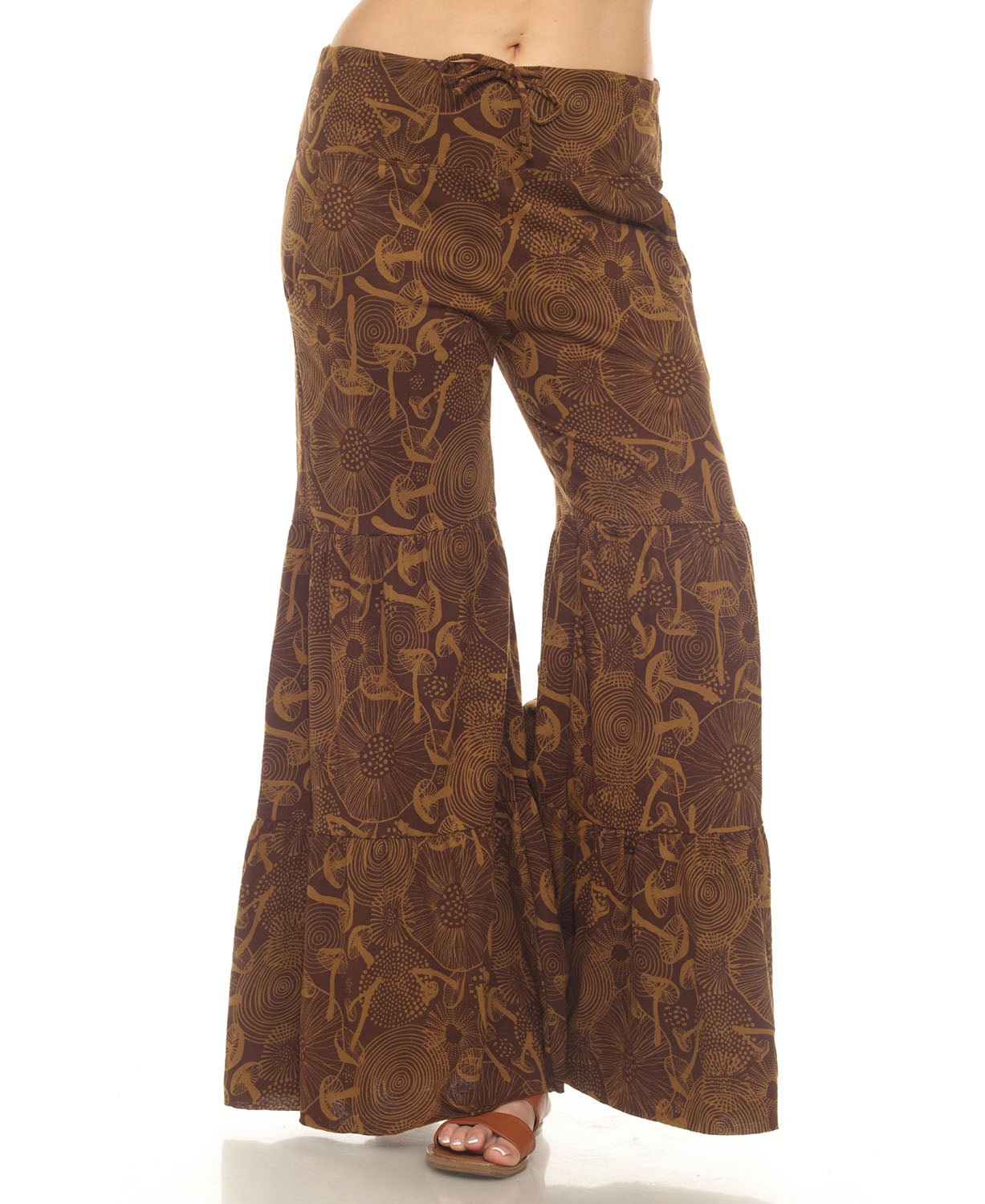 Woodland Tiered Bell Bottom Pants