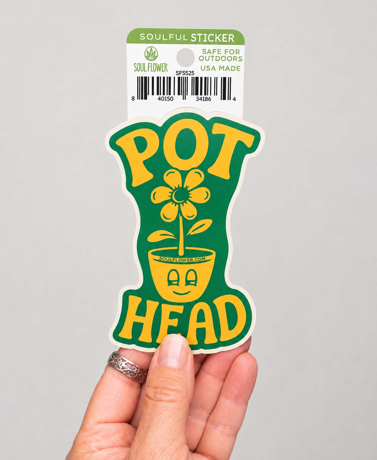 Pot Head Sticker