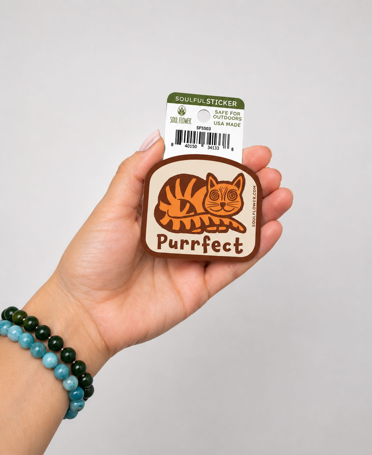 Purrfect Cat Sticker
