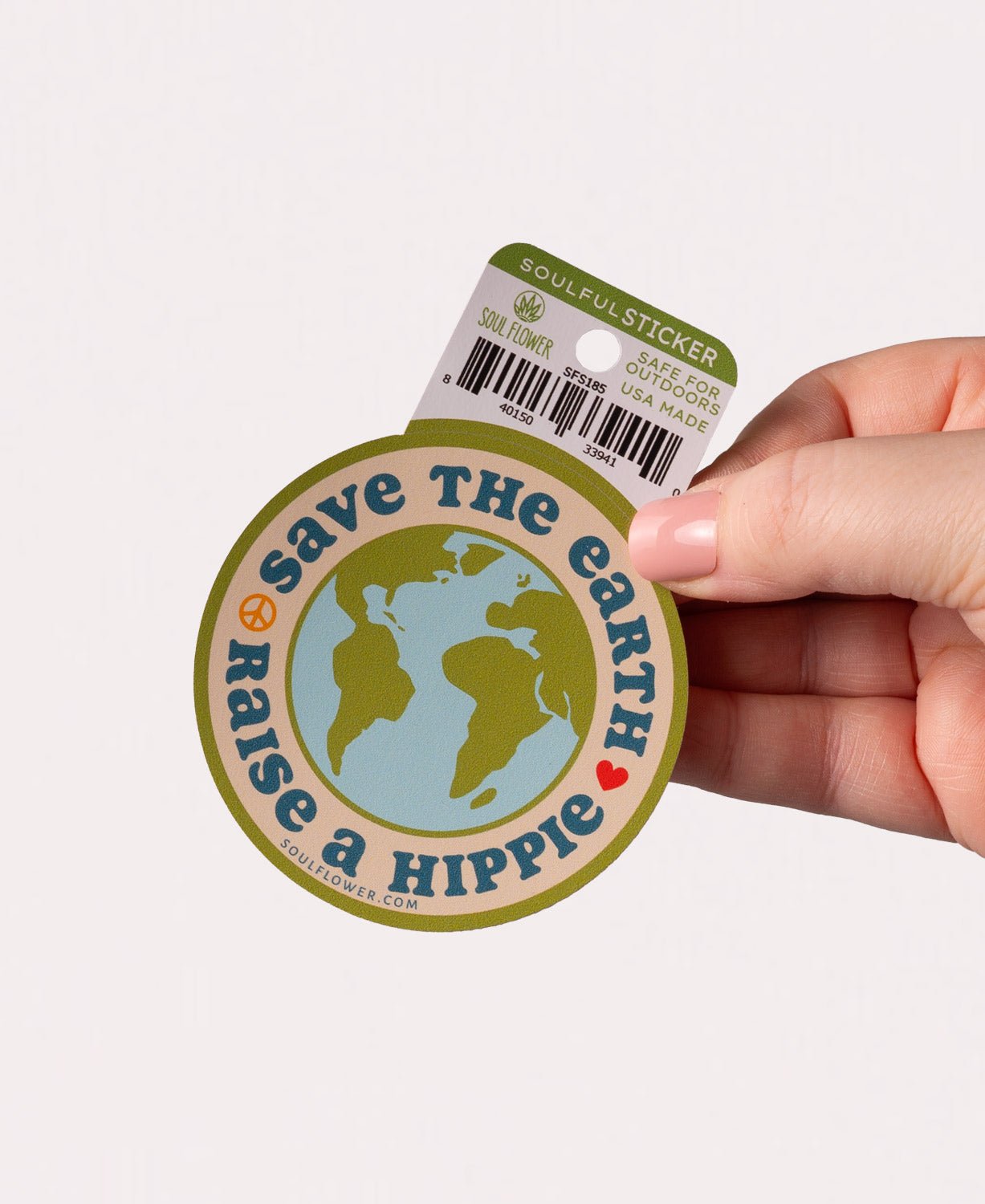 Raise a Hippie Sticker