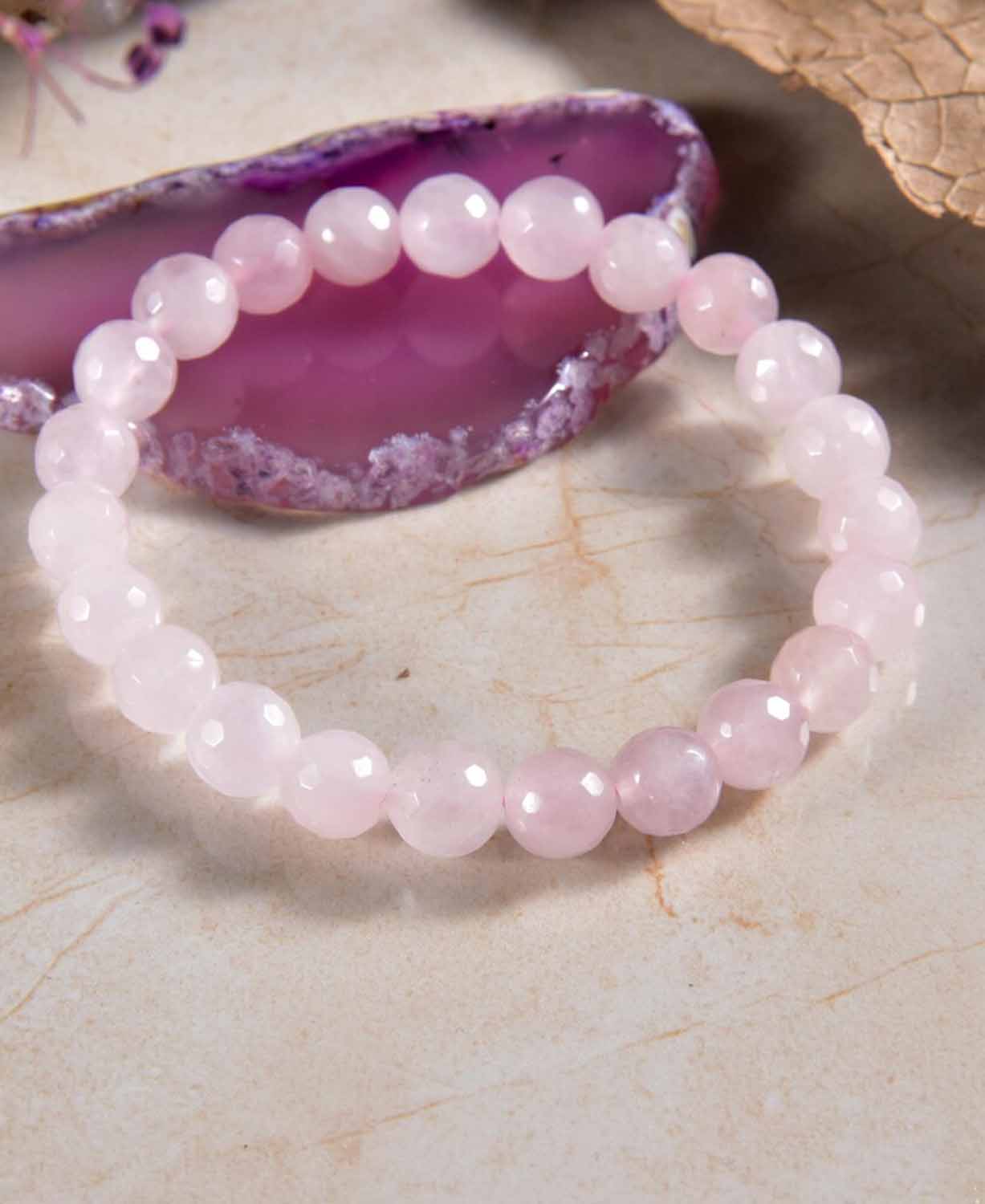 Rose Quartz Gemstone Bracelet