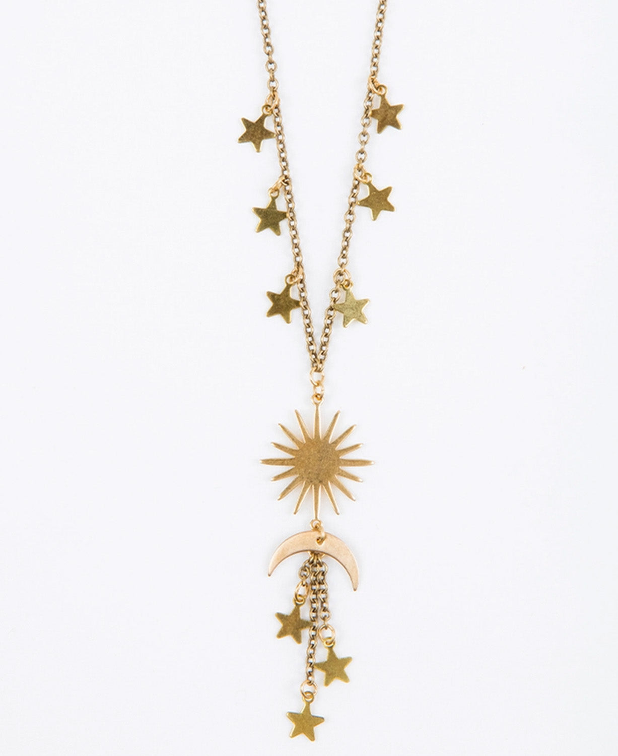 Sun, Moon & Stars Talisman Necklace