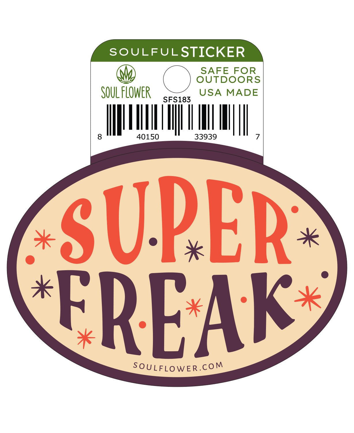 Super Freak Sticker