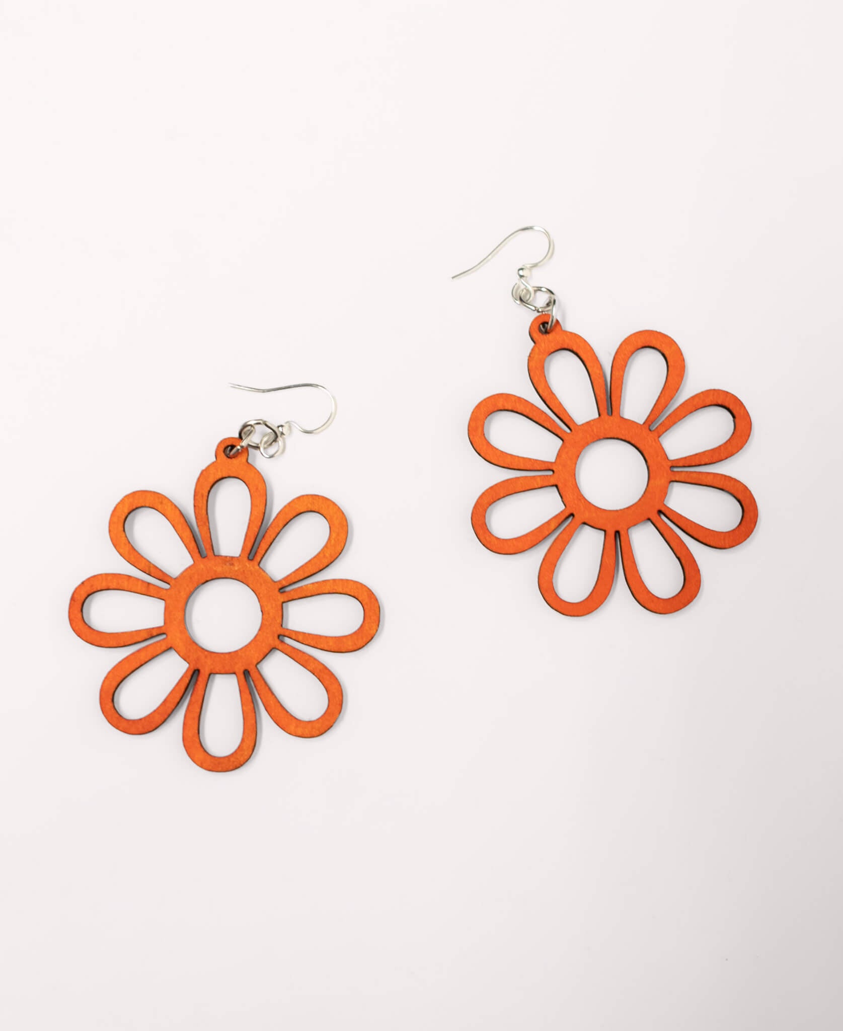 Tangerine Dream Sunflower Earrings