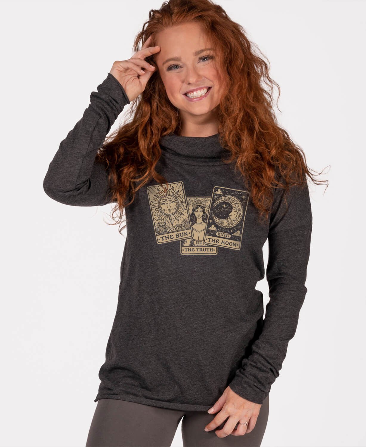 Tarot Cowl Yoga Hoody
