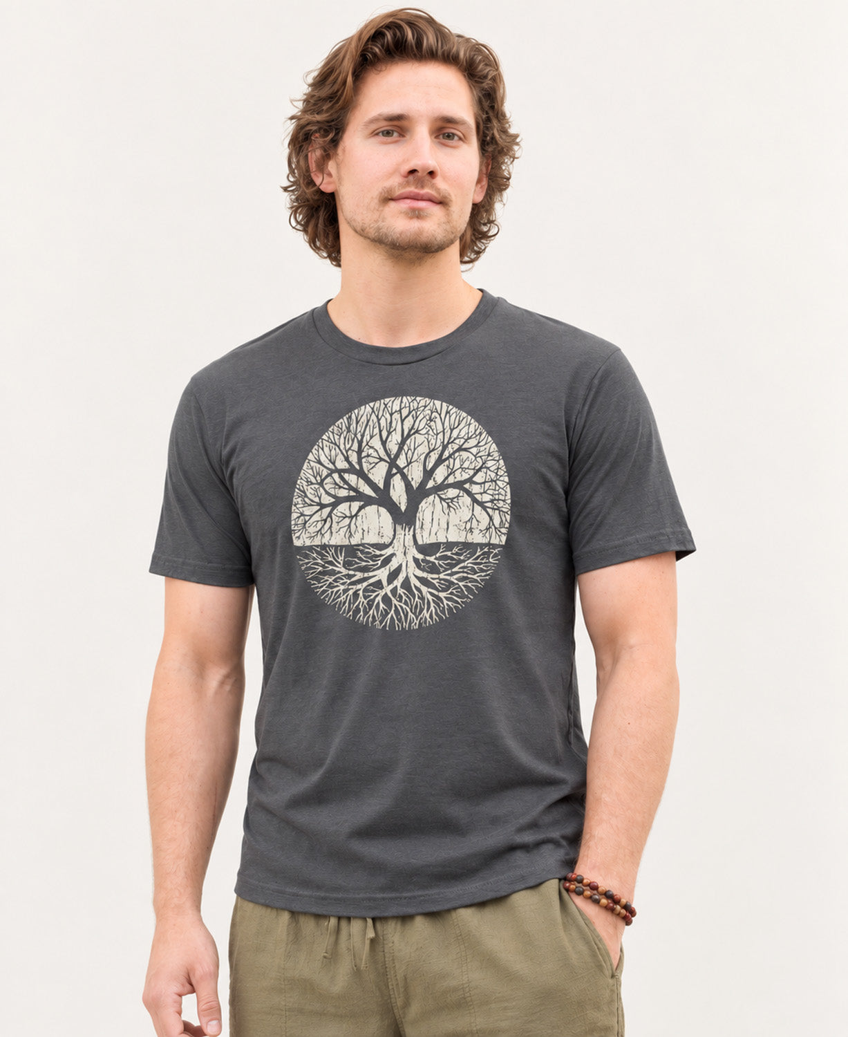 Winter Tree of Life T-Shirt - Unisex - Charcoal