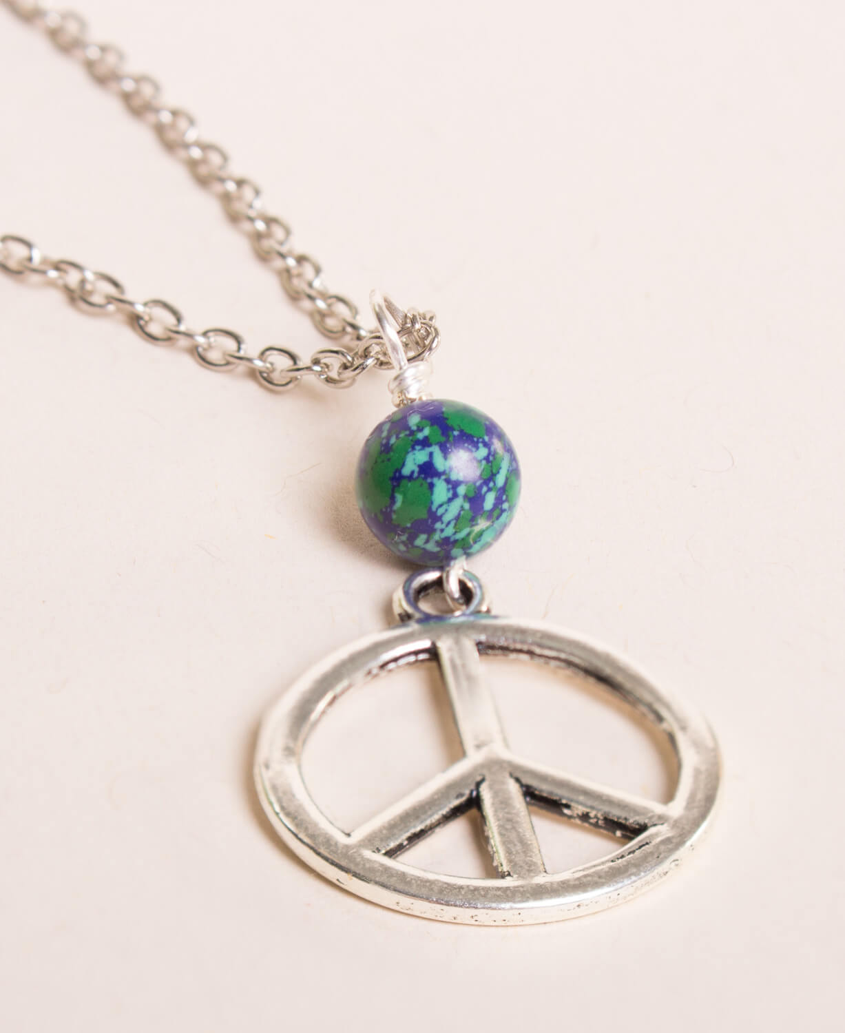 World Peace Sign Necklace
